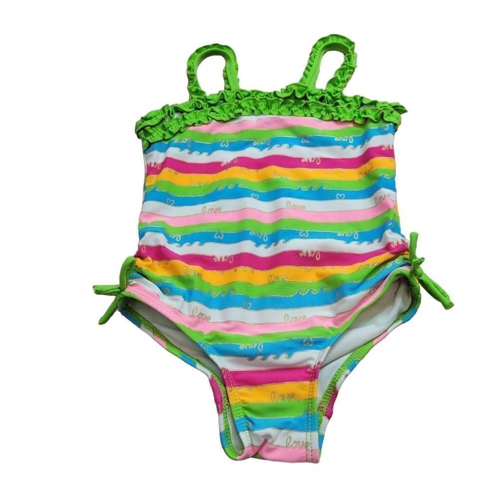 Joe Boxer love rainbow swimsuit 4T